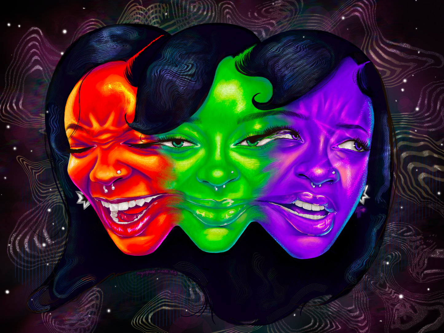 TRIPLE GODDESS 333 Print (Testers)